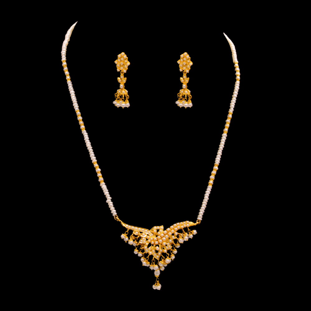 22K Short Necklace Set – SD28566