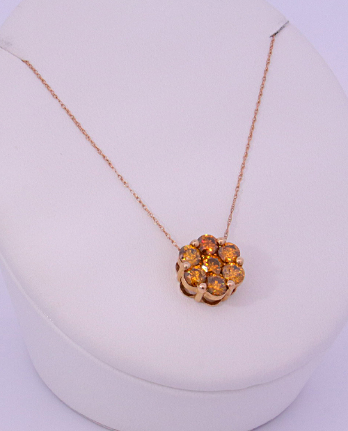 Yellow Diamond Necklace