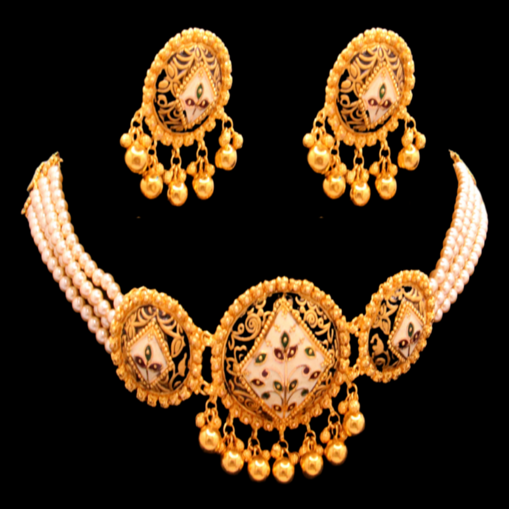 22K Gold Necklace Set