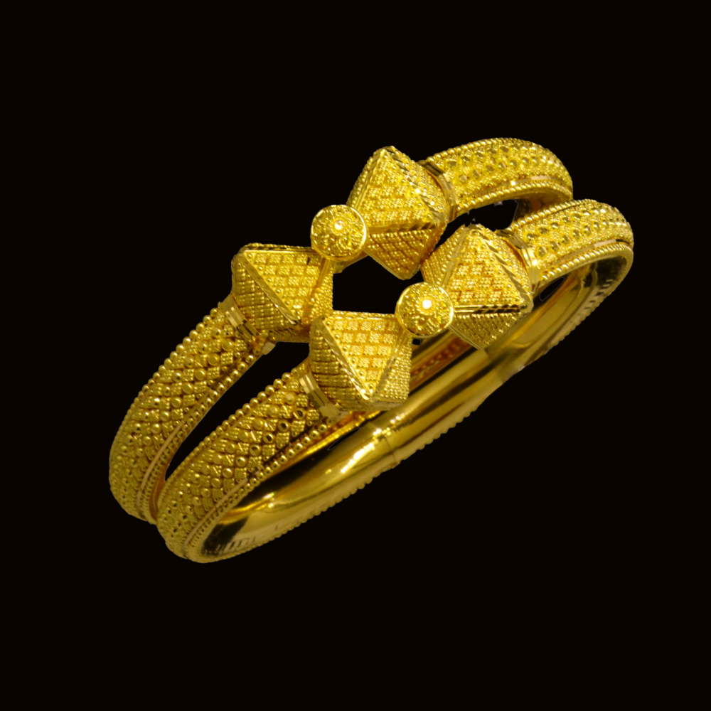22K Gold Bangle Bracelet – SW24133 image 2 of 2