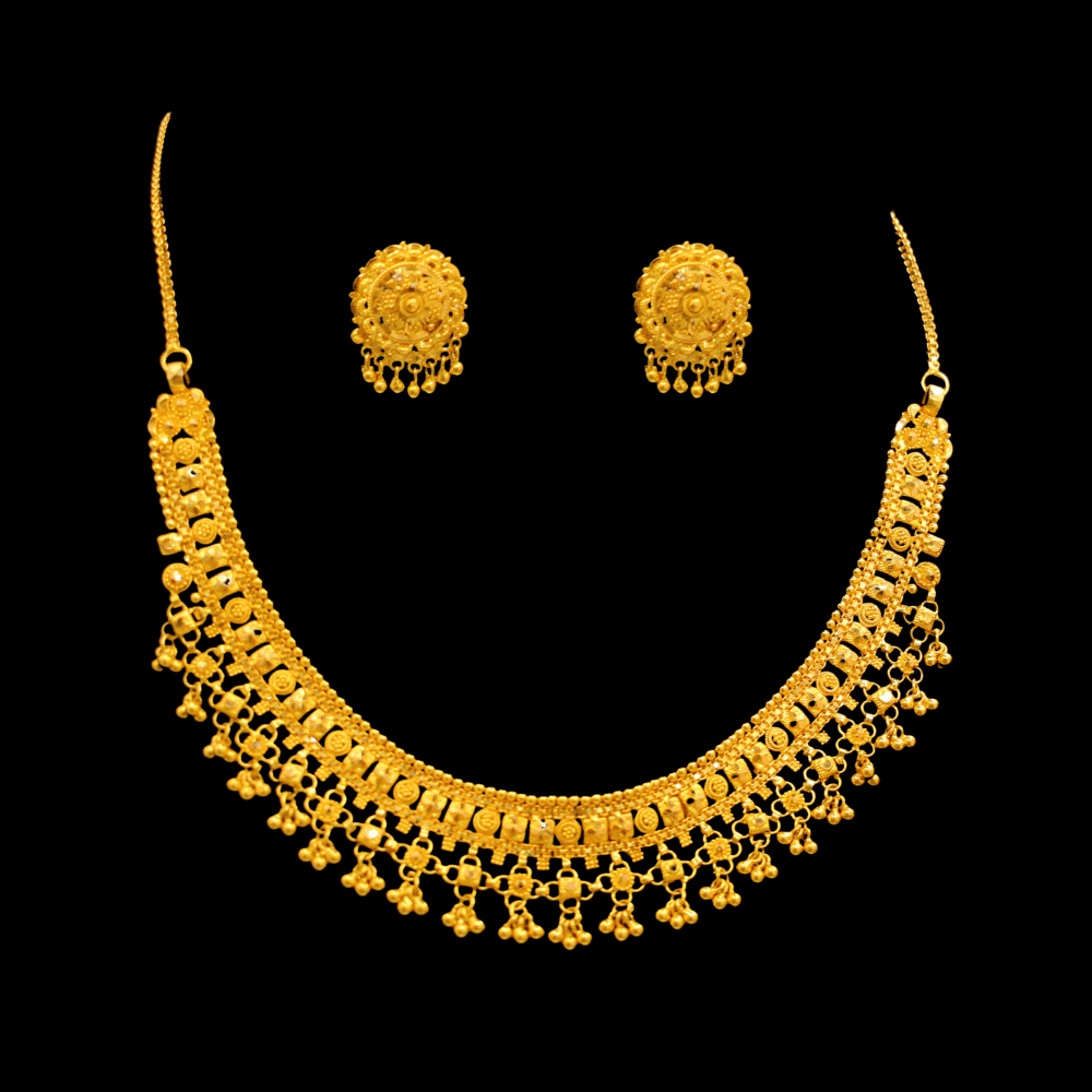 22K Gold Necklace Set
