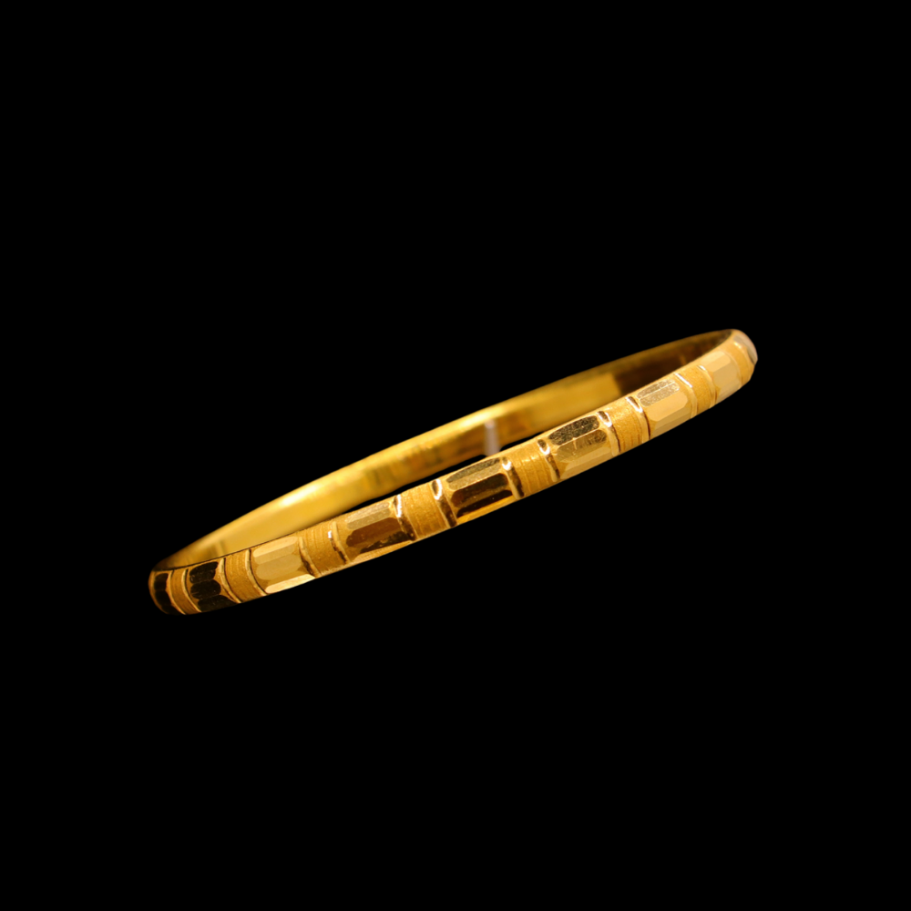 21K Gold Bangle, M (20) – SB28169 image 2 of 2