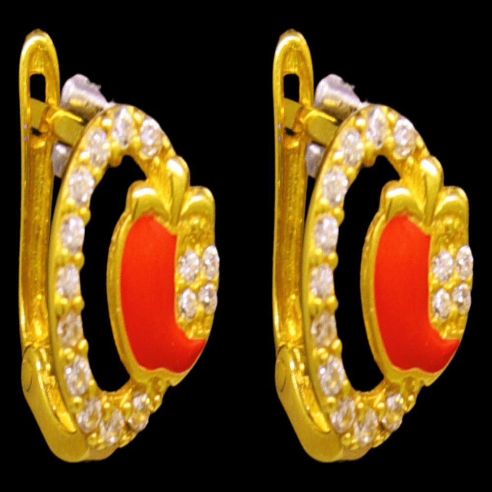 18K Gold Hoop Earrings - SW29201