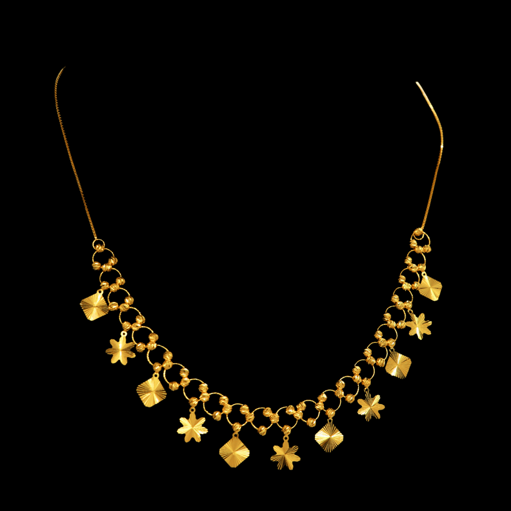 22K Short Gold Necklace – SW32020