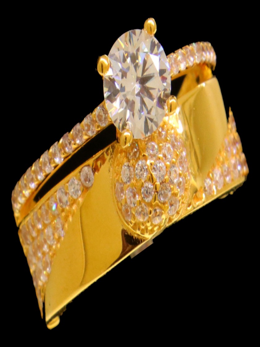 21K Gold Bridal Ring