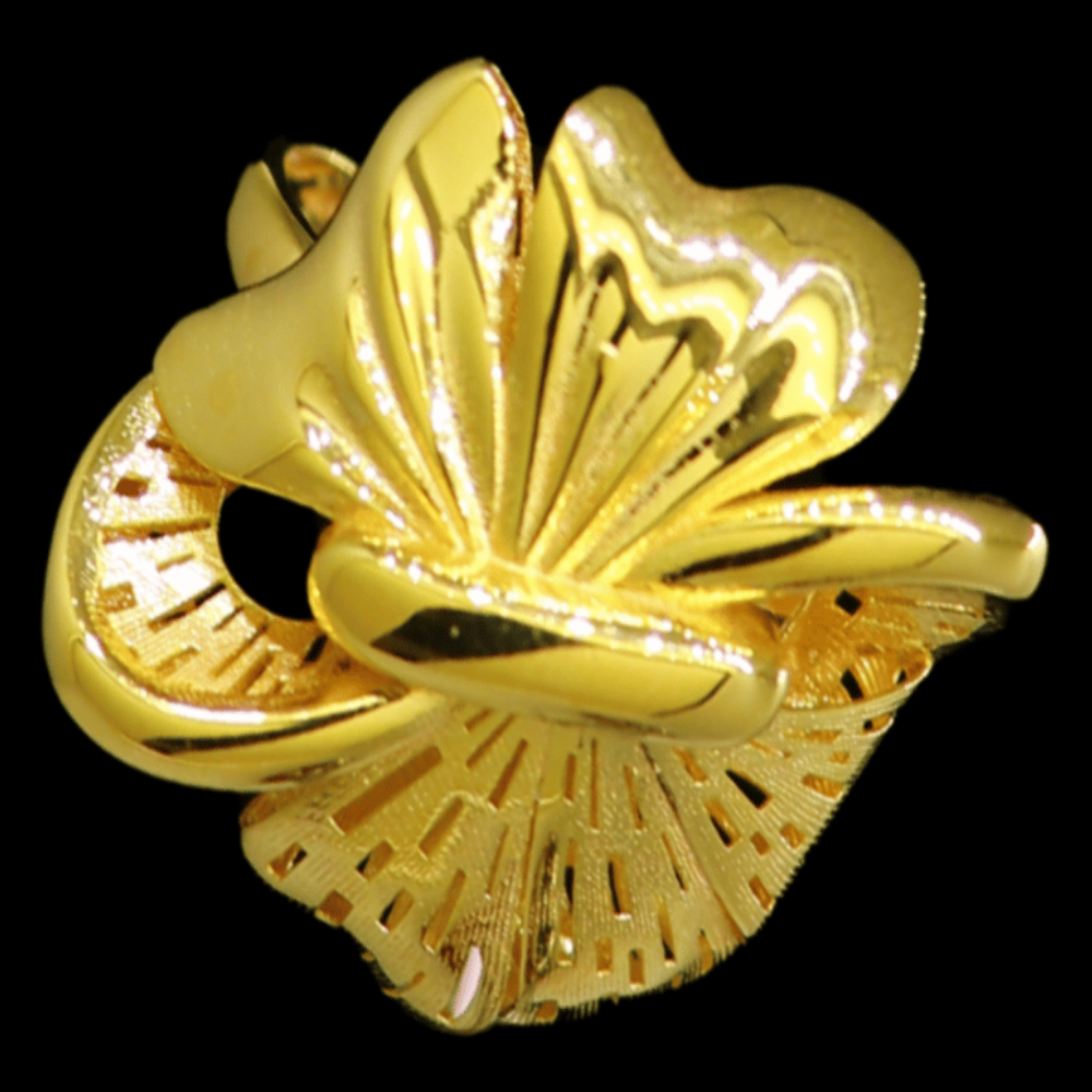 21K Yellow Gold Ring – Size 6 1/2 – SW31016