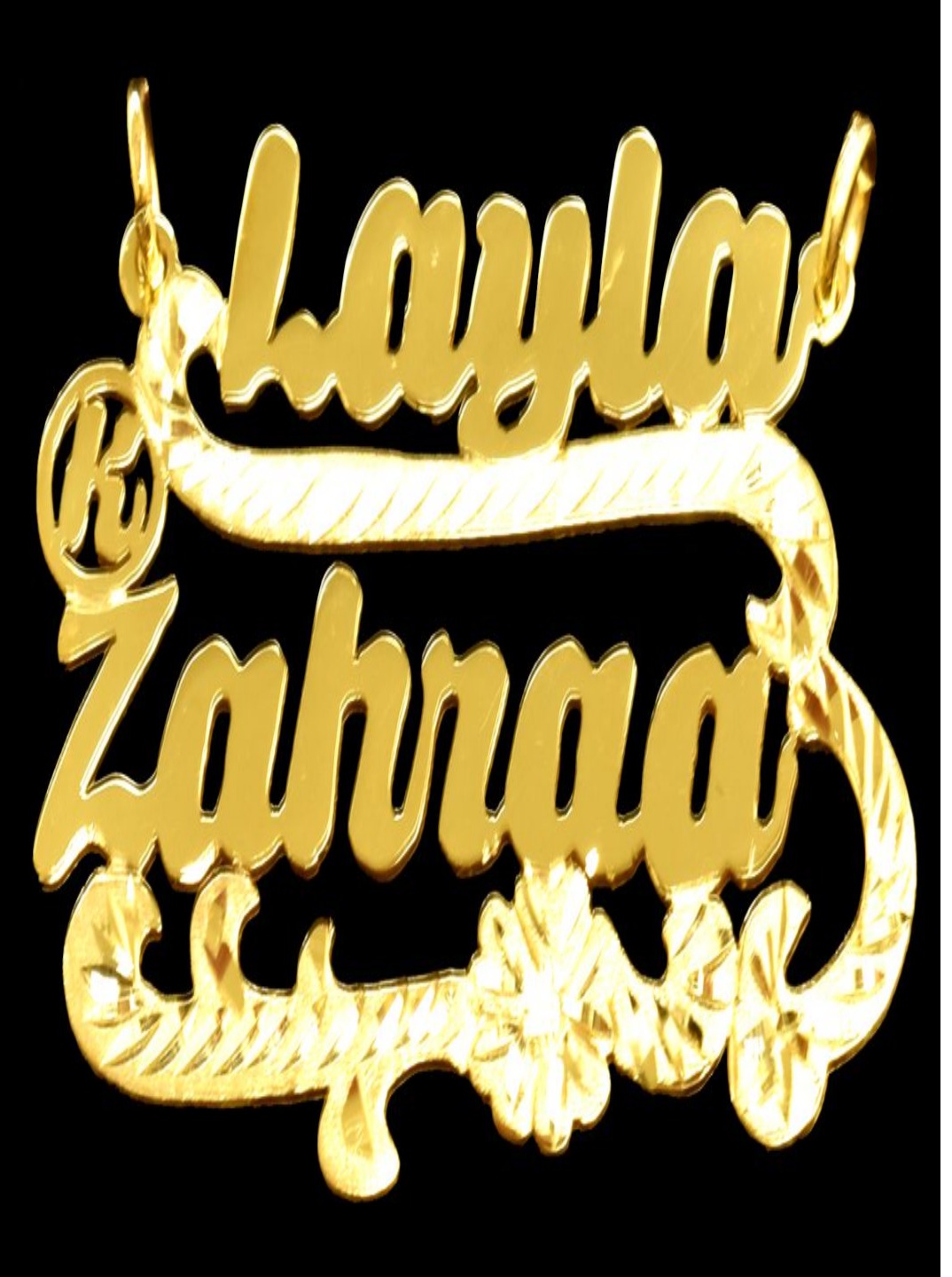 21K Personalized Nameplate Necklace – 2053