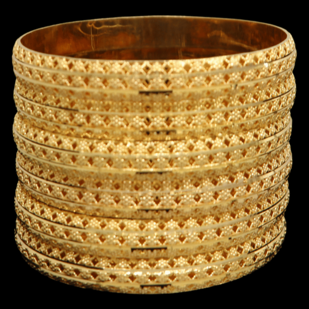21K Gold Bangle Set, S (19) – SW31793