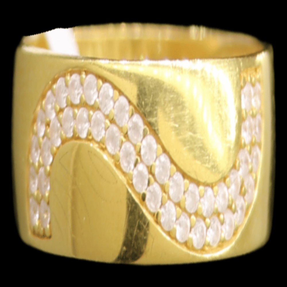 21K Gold Engagement Band Size 10 - SW30757