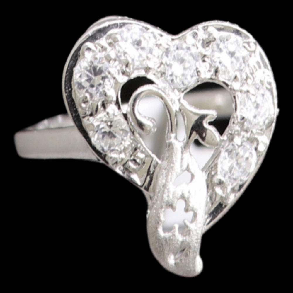 White Gold Ring – Size 4 1/2 – SW30599