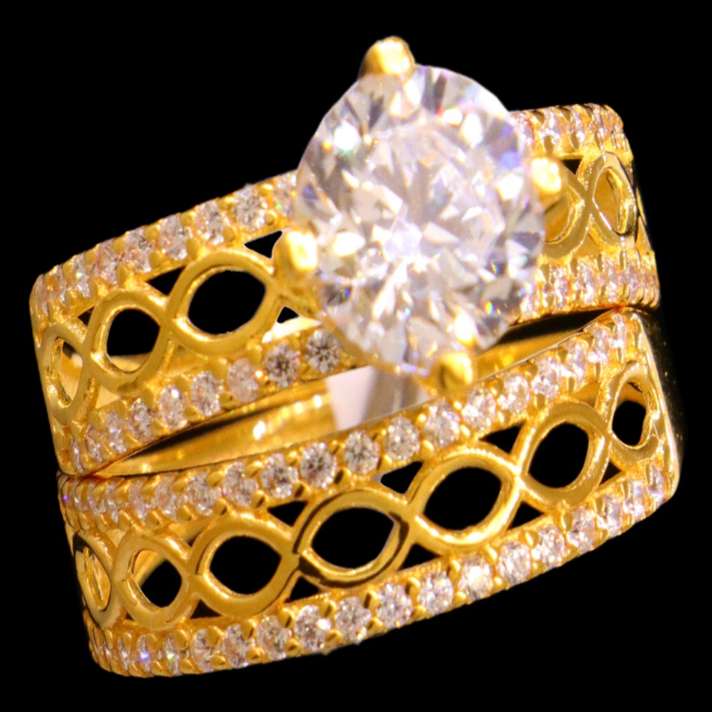 21K Gold Bridal Set