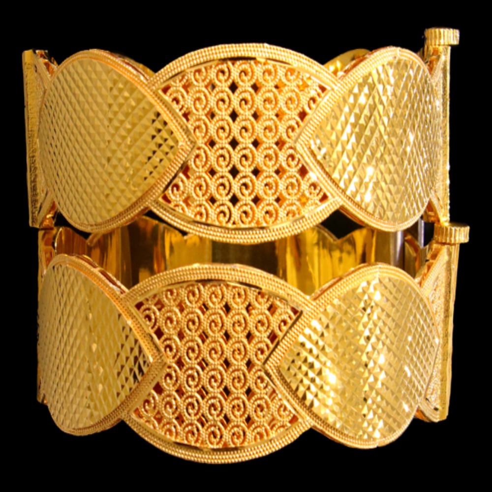 21K Gold Bangle Bracelet – SW22265