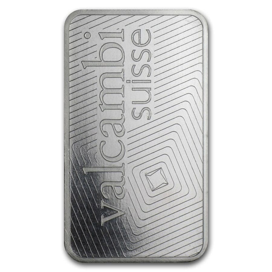 Valcambi 1 oz Platinum Bar – SW15349 image 5 of 5