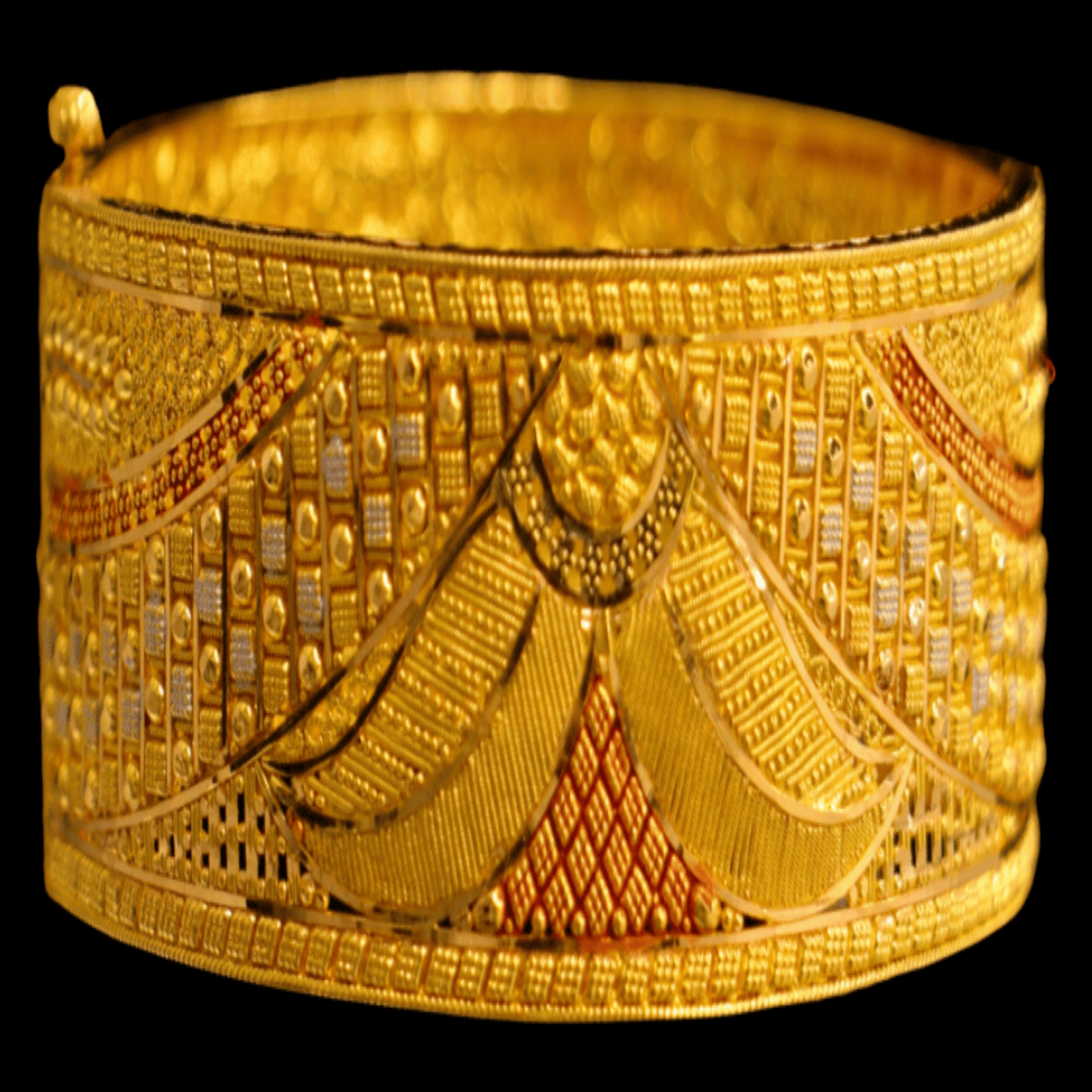 21k Gold Bangle Bracelet