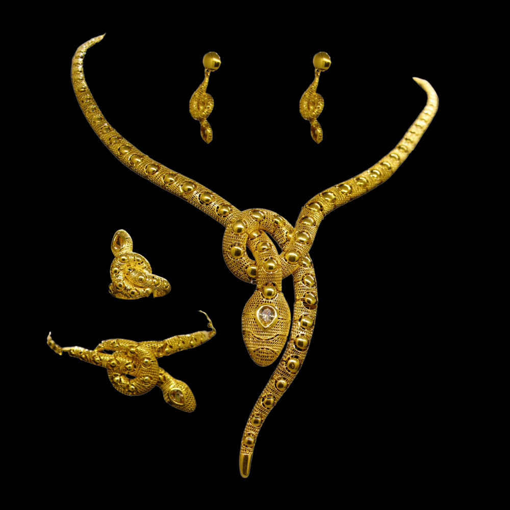 21K Gold Necklace Sets