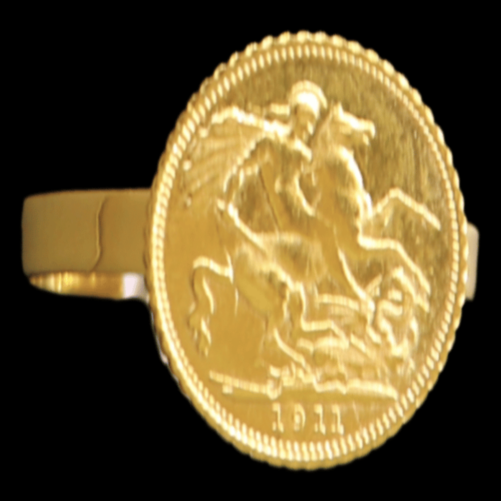 21K Yellow Gold – Size 10 1/2 – SW32408