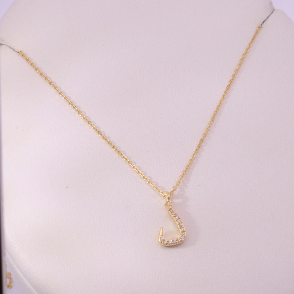 14K Yellow Gold Diamond Necklace – SW24475