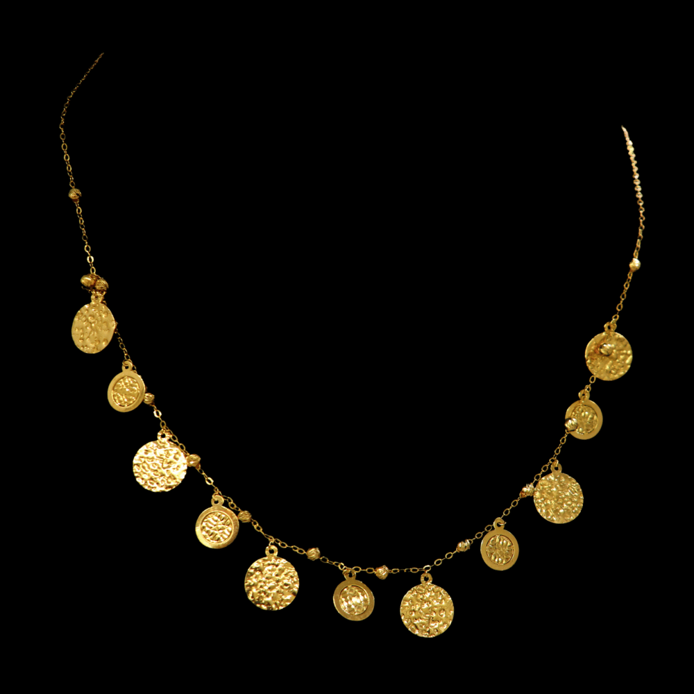 21K Gold Long Necklace – SW33569