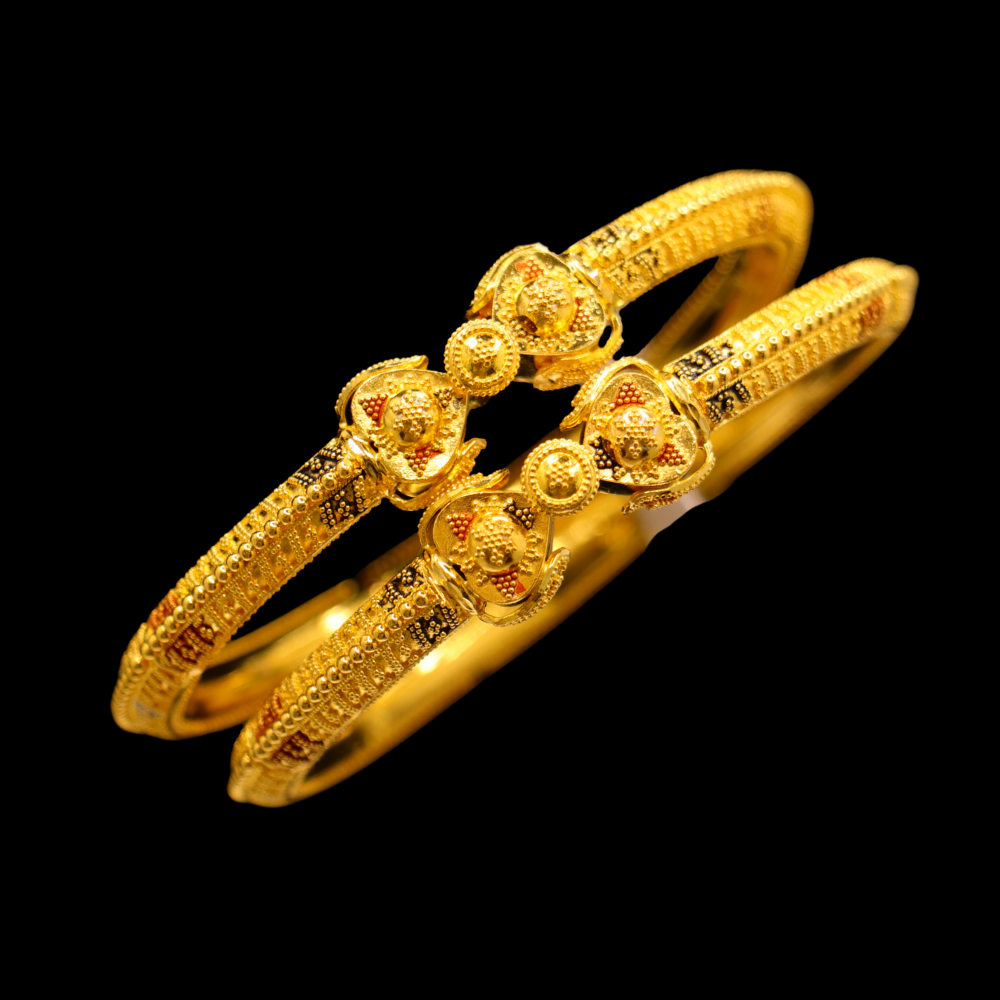 22K Gold Bangle Bracelet – SB25657 image 2 of 2