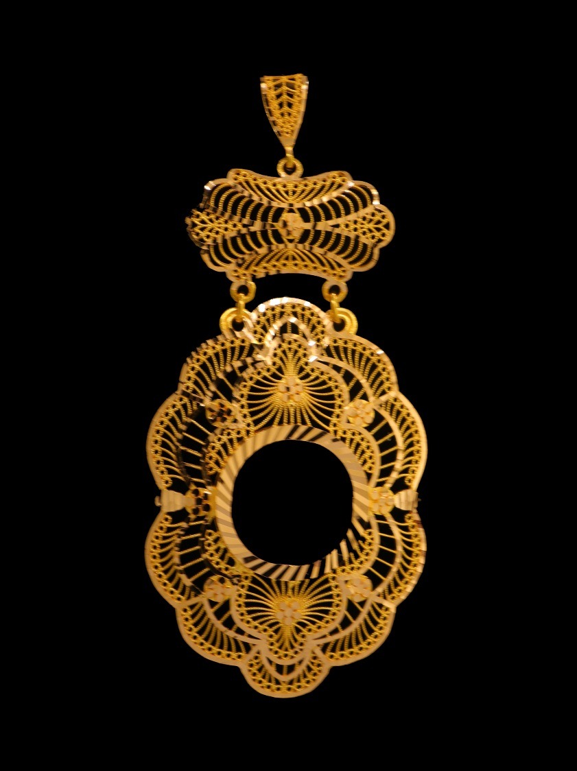 21K Gold Coin Frame – 26168