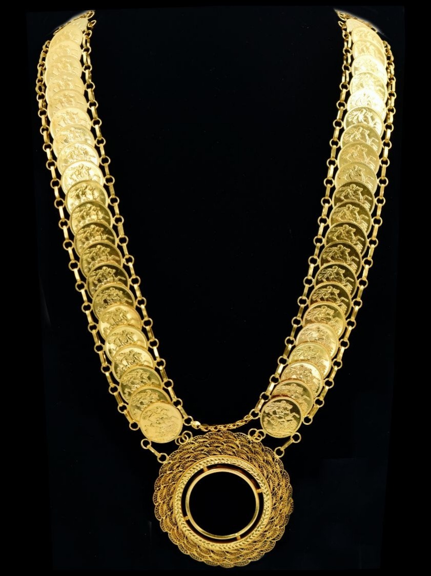21K Gold Coin Necklace – SW11172