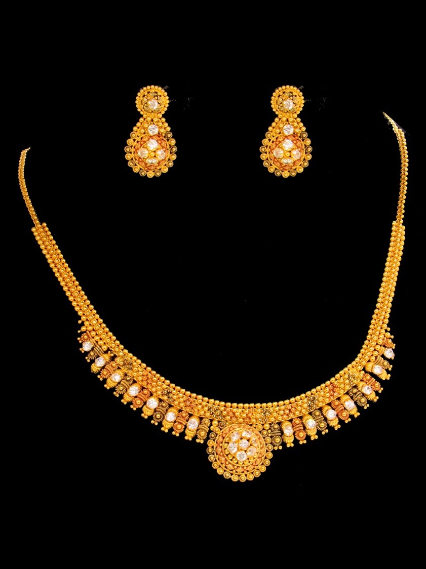 22K Gold Necklace Set