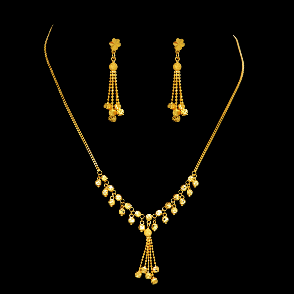 22K Short Necklace Set – SW33110
