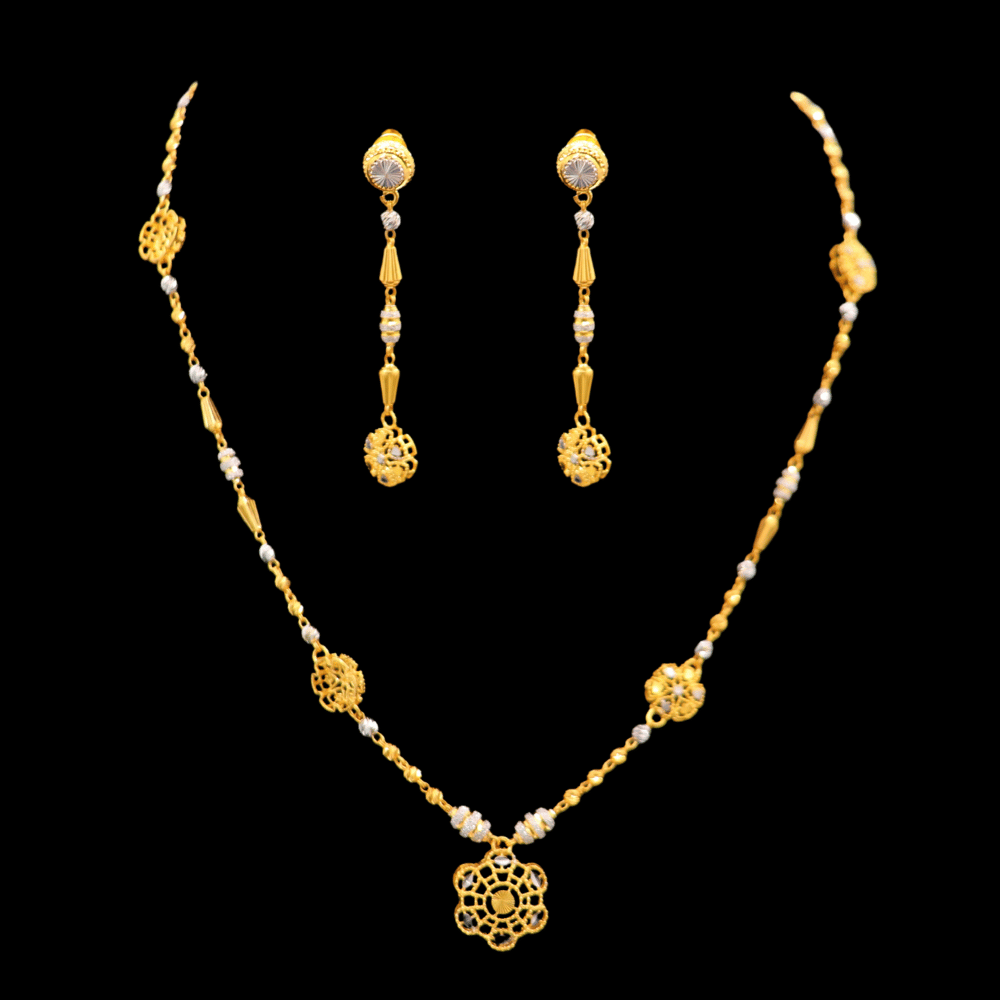 22K Gold Necklace Set