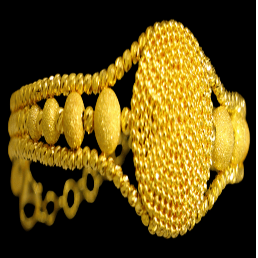 21K Gold Bangle Bracelet