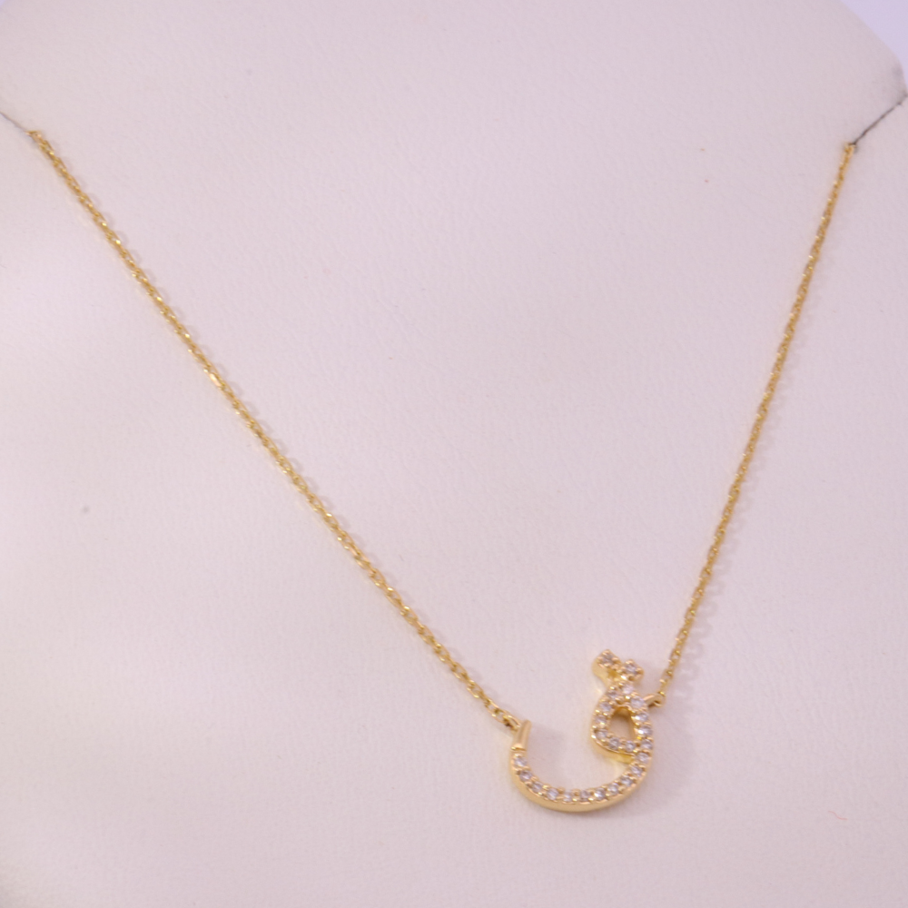 14K Yellow Gold Diamond Necklace – SW24486