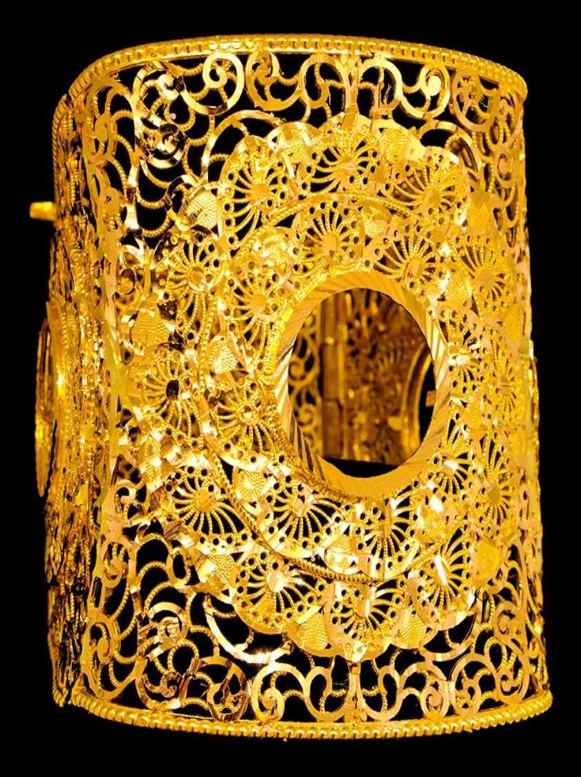 21K Gold Bangle Bracelet – 38296 image 2 of 2