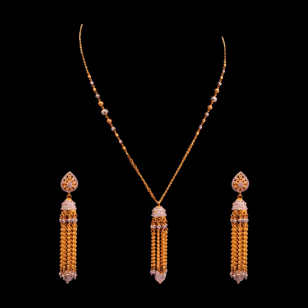 22K Gold Necklace Set