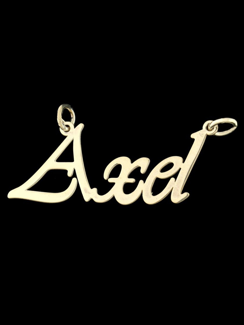 21K Personalized Nameplate Necklace – 13273