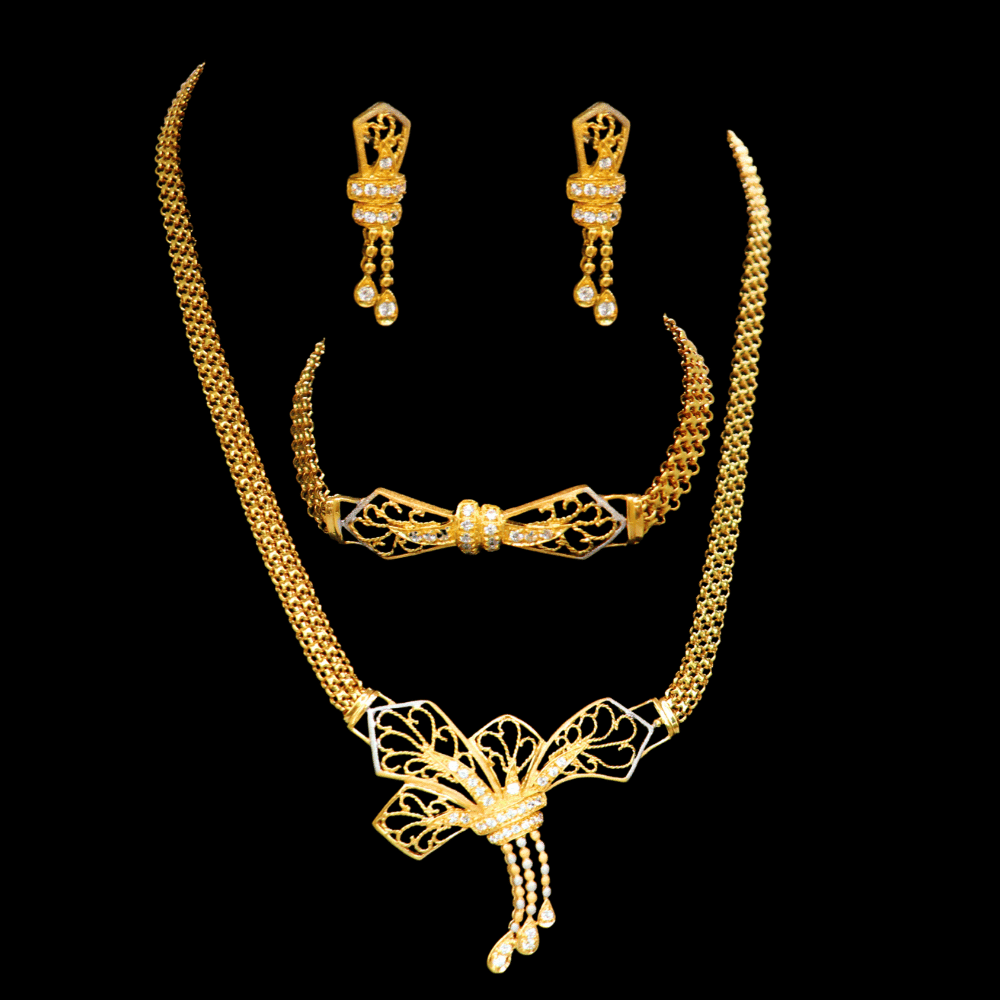 21K Short Necklace Set – SW33108