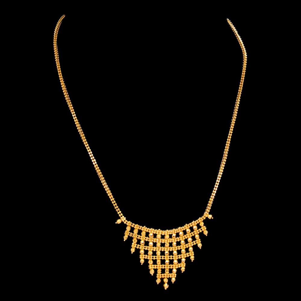 21K Short Gold Necklace – SW17997