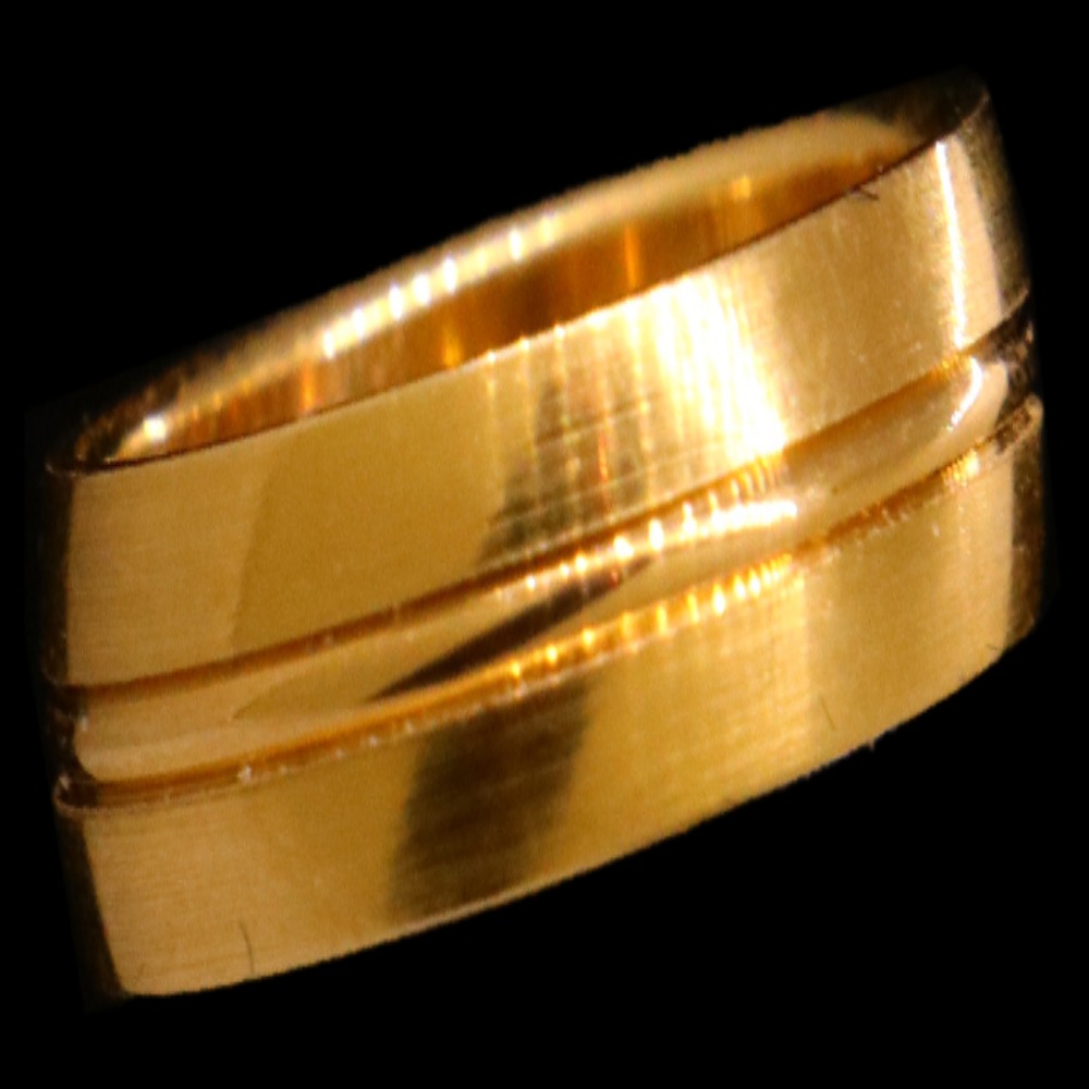 21K Gold Engagement Band Size 6.5 - SW20017