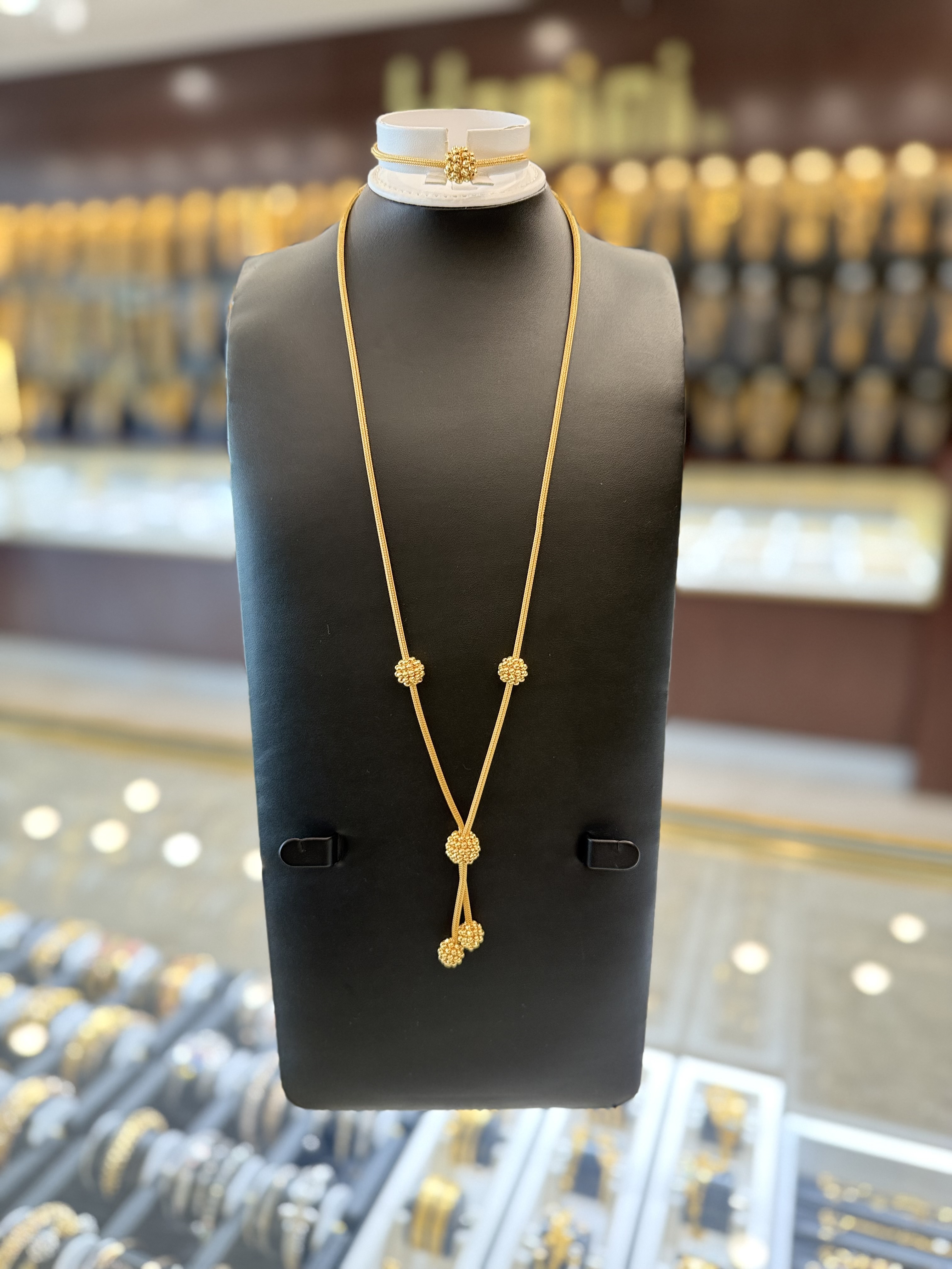 21K Gold Necklace Set