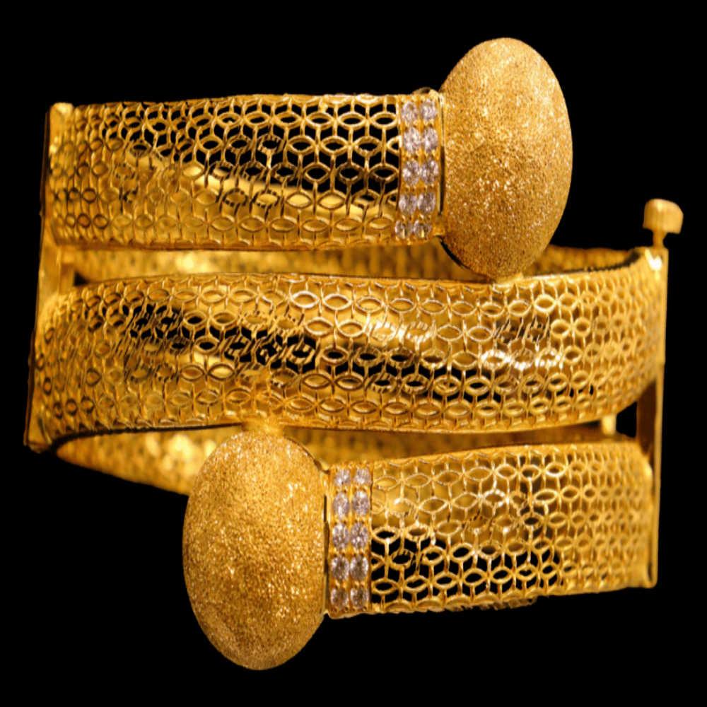 21K Gold Bangle Bracelet – SB26955