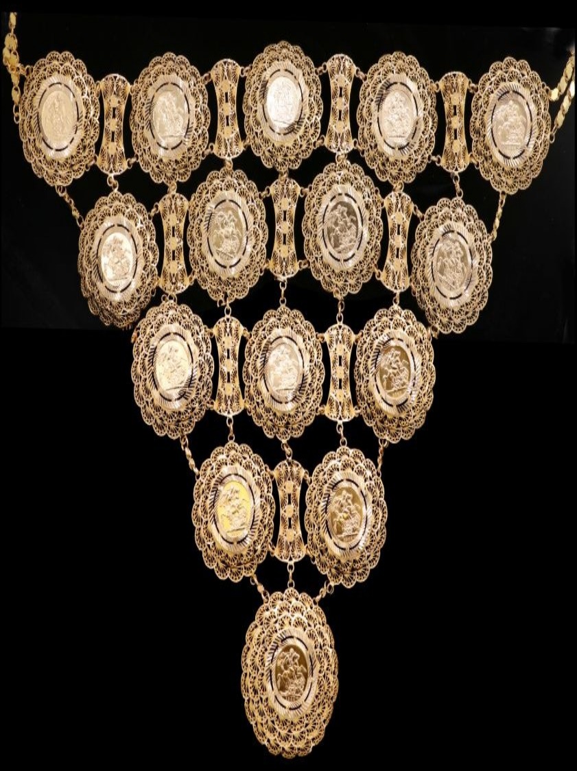 21K Gold Coin Necklace – SW11199