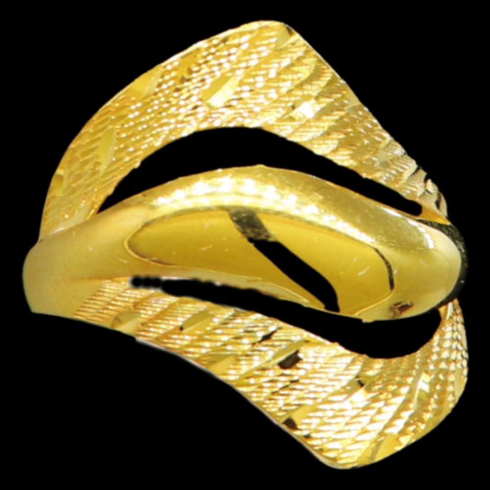 21K Yellow Gold Ring – Size 8 1/2 – SW31809