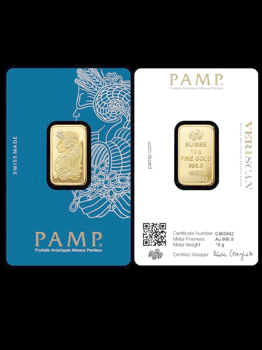 PAMP 10 Gram Gold Bar