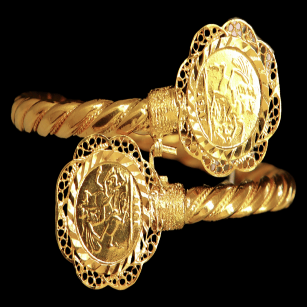 21K Bangle Bracelet