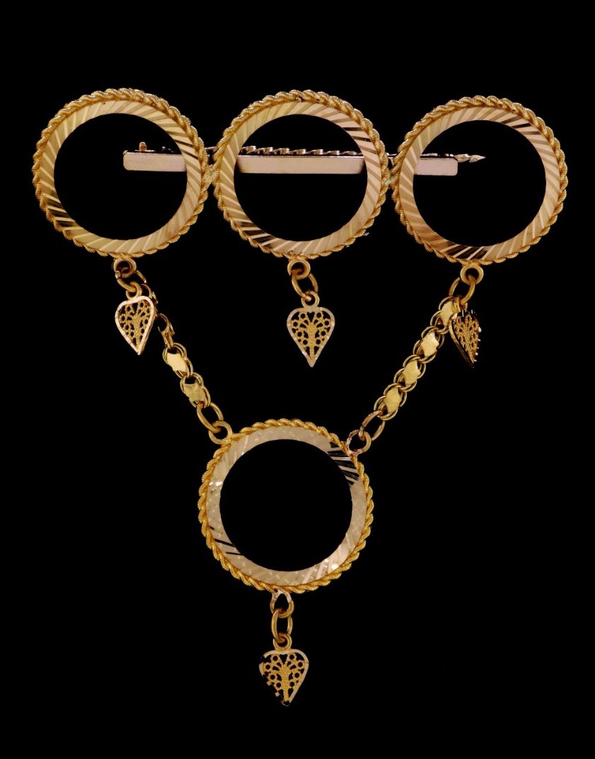 21K Gold Pin – 9810
