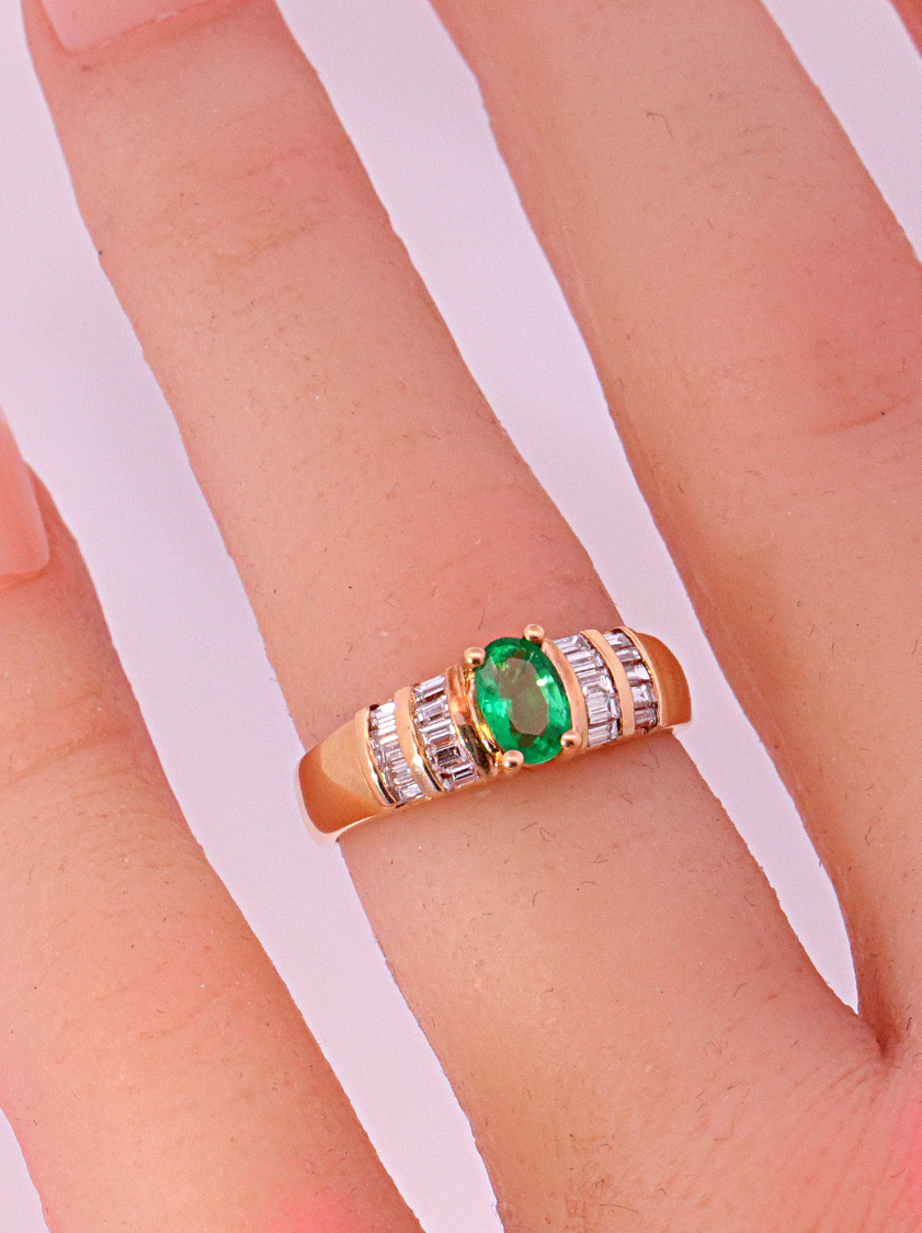 14K Yellow Gold Diamond Ring – SW18785