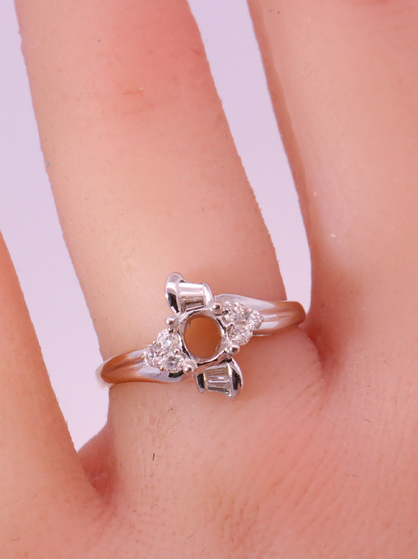 18K White Gold Diamond – SW14085