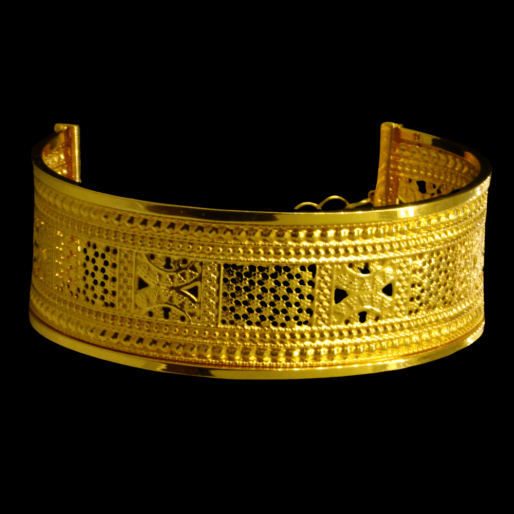 21K Gold Bangle Bracelet – SW24266