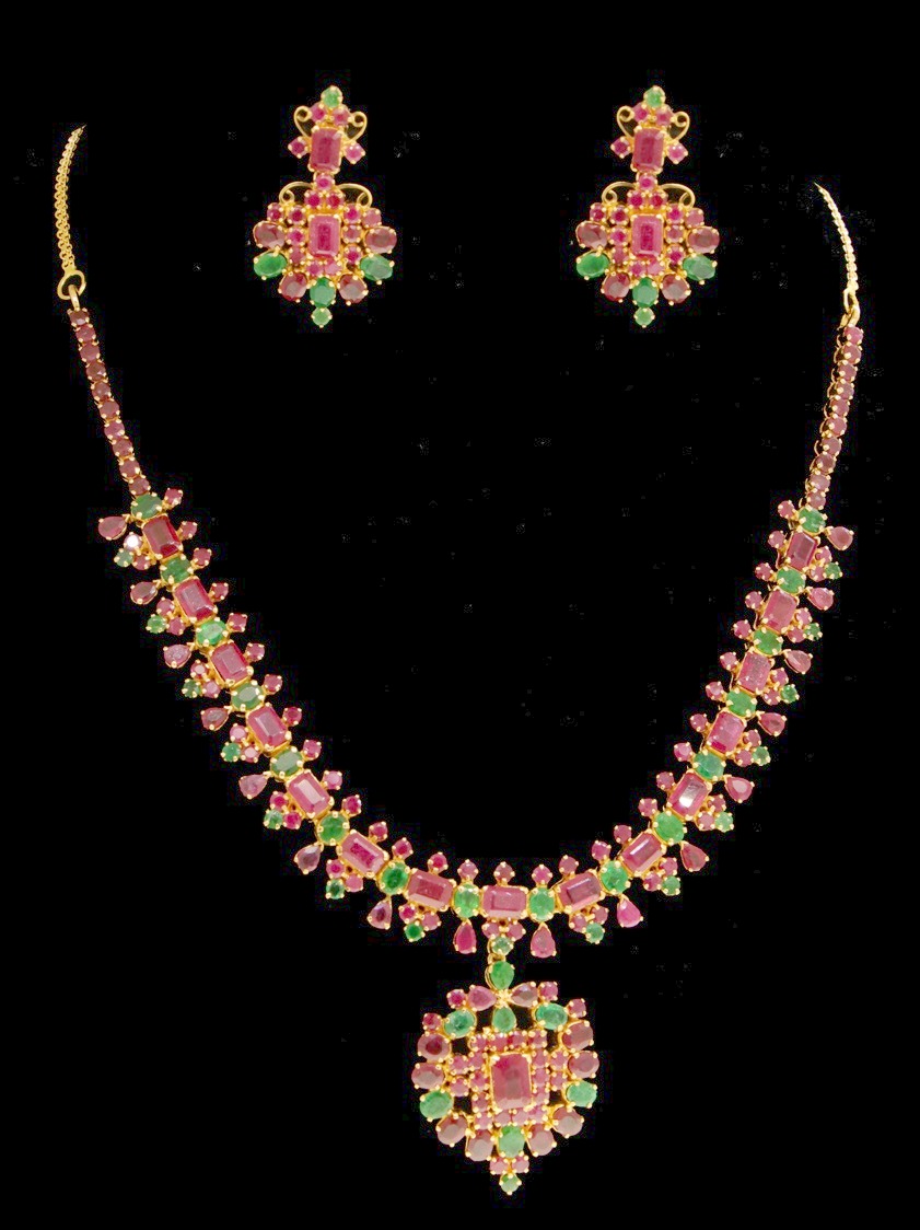 22K Gold Necklace Set