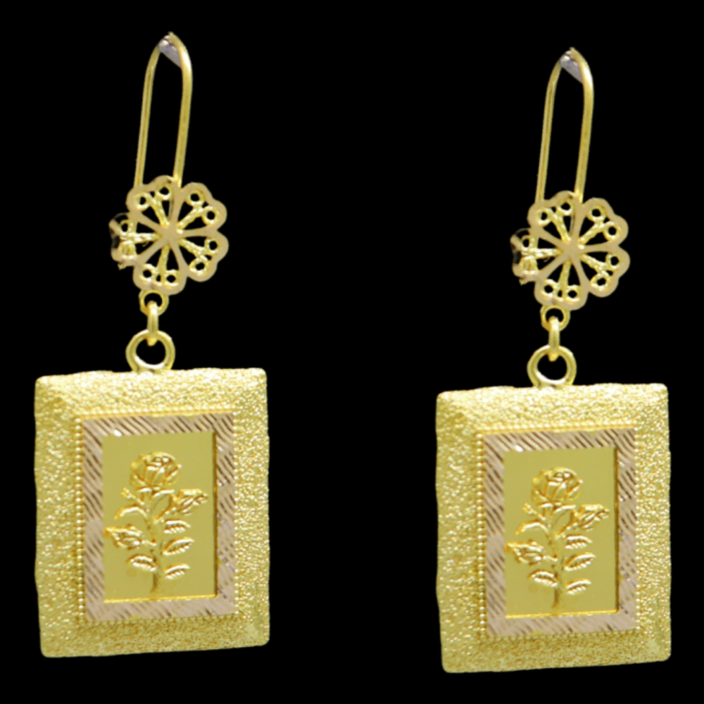 21K Gold Signature Earrings - SW31759