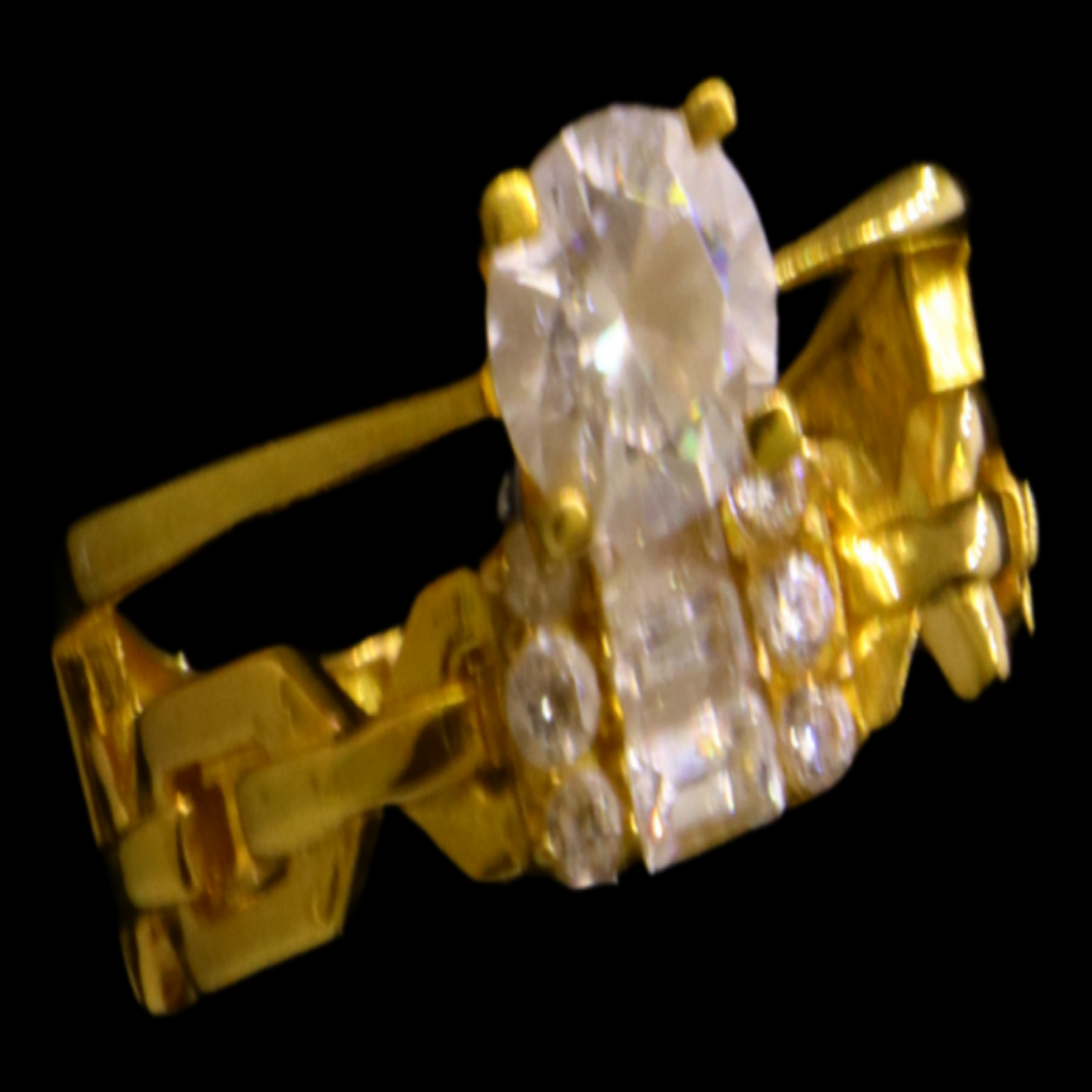 21K Gold Bridal Ring