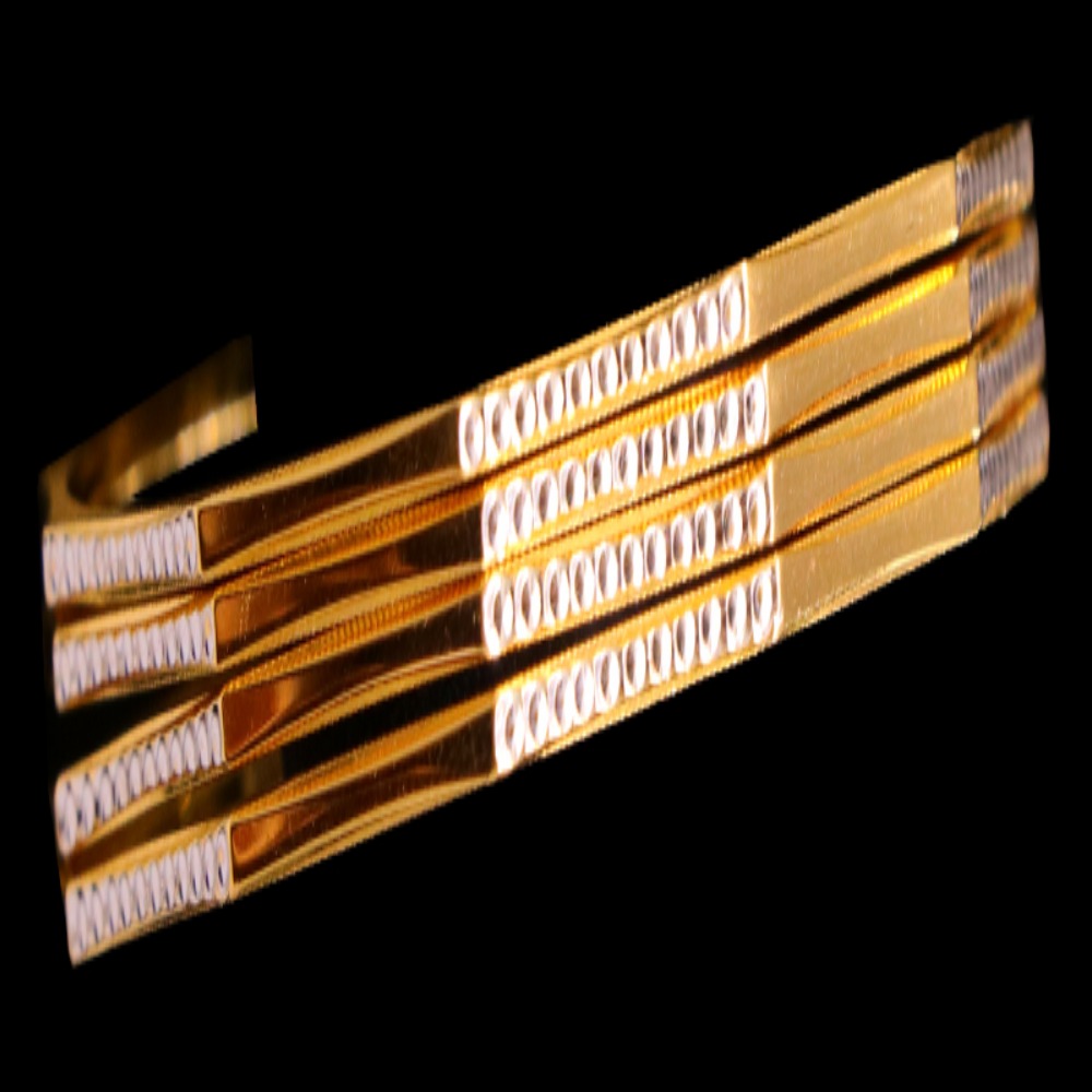 21K Gold Bangle Set, L (21) – SW17075 image 2 of 2